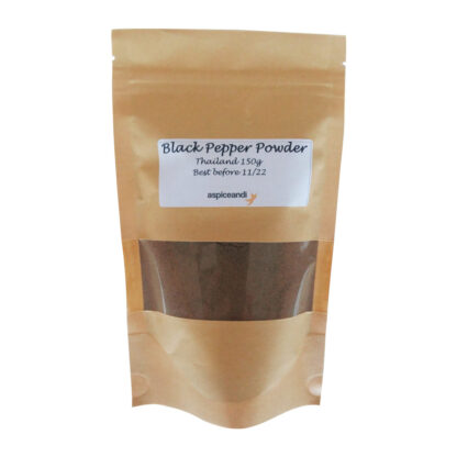 Bag of Black Pepper Powder Net weight 150g